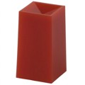 G001R - CAP PUSHBUTTON SQUARE RED