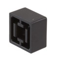 1571384-4 - CAP KEYSWITCH SQUARE BLACK