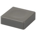 4JGRY - CAP PUSHBUTTON SQUARE GRAY