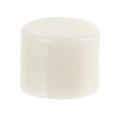 AT475B - CAP PUSHBUTTON ROUND WHITE