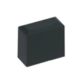 PE BK - CAP KEYSWITCH RECTANGULAR BLACK