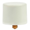 AT407B - CAP PUSHBUTTON ROUND WHITE