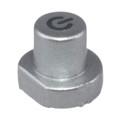 400ECA01E - CAP TACTILE ROUND SILVER