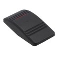 VVCMC00-000 - CAP ROCKER RECT BLK/RED LENS