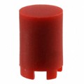 1SS08-15.0 - CAP TACTILE ROUND RED