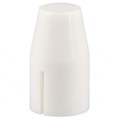 F0102 - CAP PUSHBUTTON BULLET WHITE