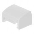 1A06 - CAP TACTILE RECTANGULAR WHITE