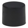 U1142 - CAP PUSHBUTTON ROUND BLACK