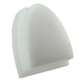 1VS16 - CAP TACT TRIANGULAR FROSTD WHITE