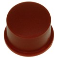 1U08 - CAP TACTILE ROUND RED