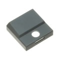 96-932.8 - LENS WITH 1 RECESS FOR LED GRAY