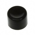 A2352 - CAP PUSHBUTTON ROUND BLACK