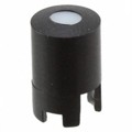 1LS096-15.0 - CAP TACT RND BLK/FROSTD WHT LENS
