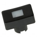 1QS096 - CAP TACT RECT BLK/FROST WHT LENS