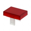 31-901.2 - LENS RED FLAT 15.2X21.2 PLASTIC
