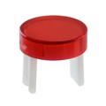 31-933.2 - LENS RED FLAT D15.8 PLASTIC TRAN