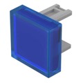 31-953.6 - LENS BLUE FLAT 15.2X15.2 PLASTIC