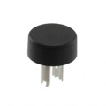 18-962.0 - LENS BLACK D13,4 PLASTIC TRANSLU