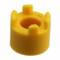 1SS04-11.0 - CAP TACTILE ROUND YELLOW