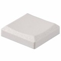 BTN MDP 00 - CAP PUSHBUTTON SQUARE WHITE
