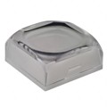 AT3079JB - CAP PUSHBUTTON SQUARE CLEAR/WHT
