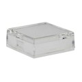 AT3076JB - CAP PUSHBUTTON SQUARE CLEAR/WHT