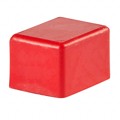 AT4137C - CAP PUSHBUTTON RECTANGULAR RED