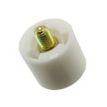 AT414B - CAP PUSHBUTTON ROUND WHITE