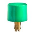 AT079F - CAP PUSHBUTTON ROUND GREEN