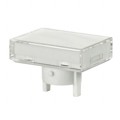 AT4134JB - CAP PUSHBUTTON RECT CLEAR/WHITE