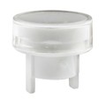 AT488JB - CAP PUSHBUTTON ROUND CLEAR/WHITE