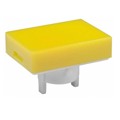 AT4021EB - CAP PUSHBUTTON RECT YELLOW/WHITE