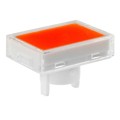 AT4159JD - CAP PUSHBUTTON RECT CLEAR/AMBER