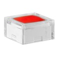 AT4060JC - CAP TACTILE SQUARE CLEAR/RED