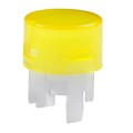 AT4167DB - CAP PUSHBUTTON ROUND AMBER/WHITE