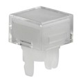 AT4031JB - CAP PUSHBUTTON SQUARE CLEAR/WHT