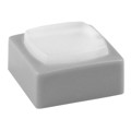 AT4076BH - CAP TACTILE SQUARE WHITE/GRAY