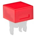AT4035C - CAP PUSHBUTTON SQUARE RED