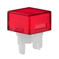 AT4166CB - CAP PUSHBUTTON SQUARE RED/WHITE