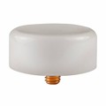 AT412B - CAP PUSHBUTTON ROUND WHITE