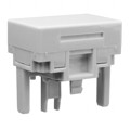 AT4030B - CAP PUSHBUTTON RECTANGULAR WHITE