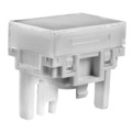 AT4177JB - CAP PUSHBUTTON RECT CLEAR/WHITE