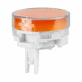AT4178JD - CAP PUSHBUTTON ROUND CLR/AMBER