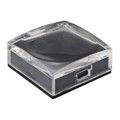 AT3073JA - CAP PUSHBUTTON SQUARE CLEAR/BLK