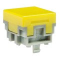 AT476EJ - CAP PUSHBUTTON SQUARE YELLOW