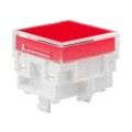 AT4162JC - CAP PUSHBUTTON SQUARE CLEAR/RED
