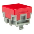 AT476CJ - CAP PUSHBUTTON SQUARE RED
