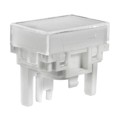 AT4130JB - CAP PUSHBUTTON RECT CLEAR/WHITE