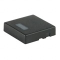 AT4119AB - CAP PUSHBUTTON SQ BLK/WHT LENS