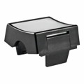 AT4125B - CAP ROCKER RECTANGULAR BLK/WHT